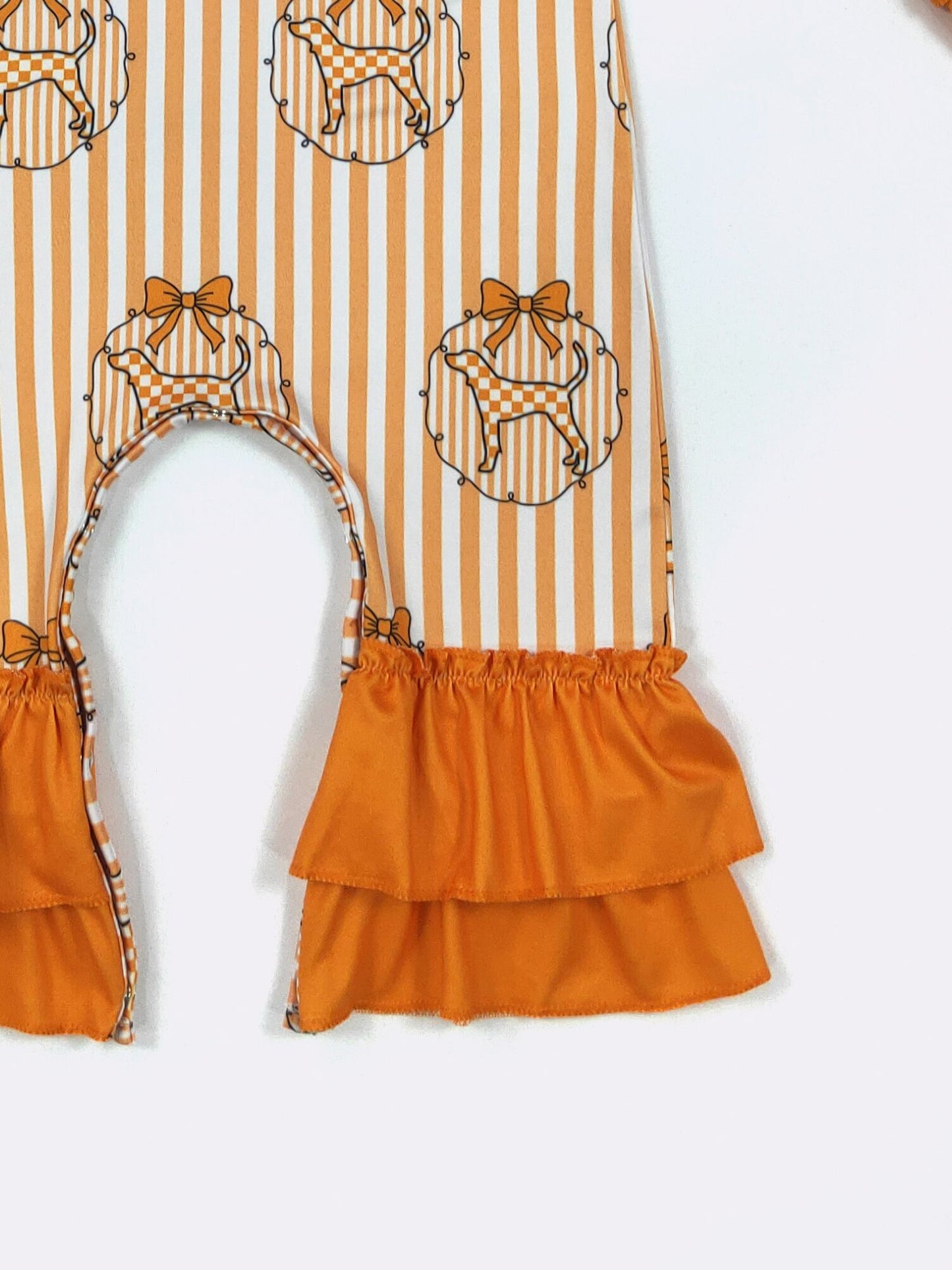 LS Preppy TN Stripe Girls Romper