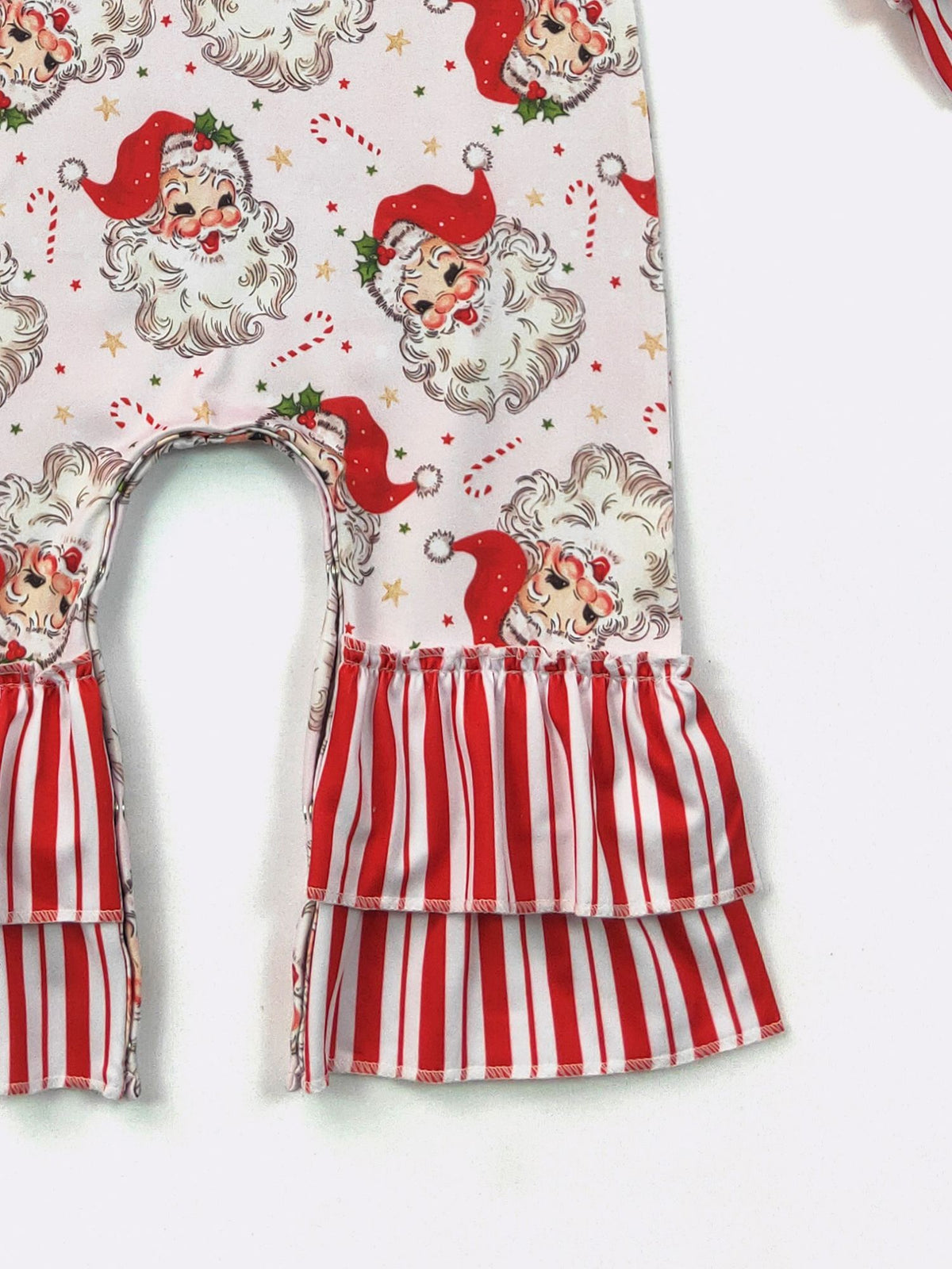 Pink Kris Kringle Baby Romper