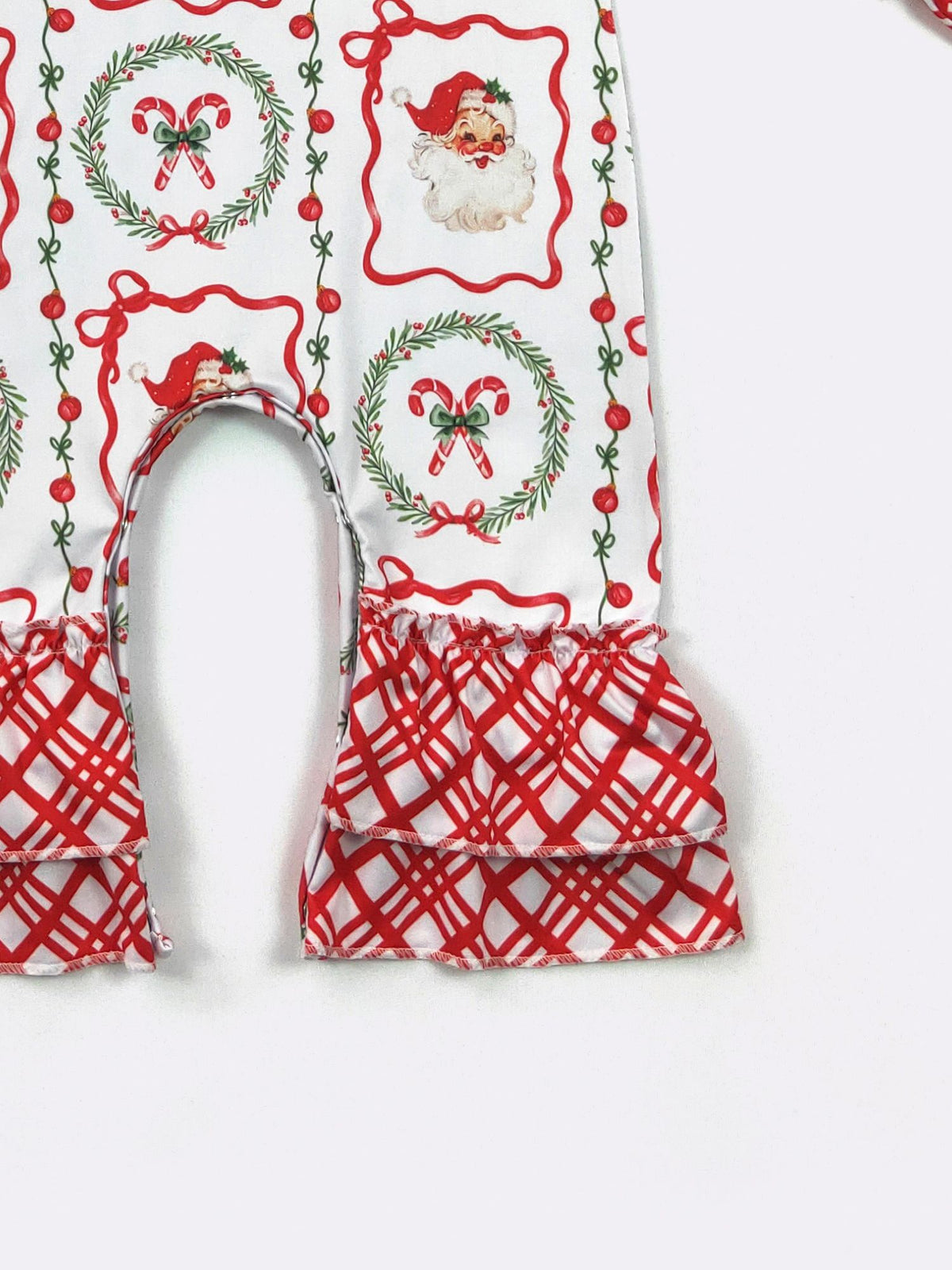 Santa Frames Baby Romper