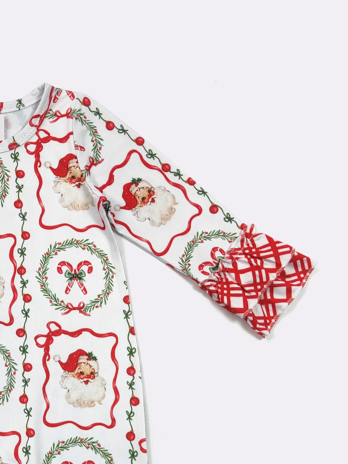Santa Frames Baby Romper