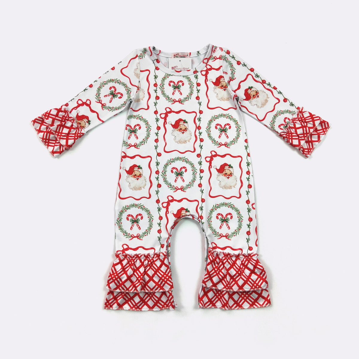 Santa Frames Baby Romper