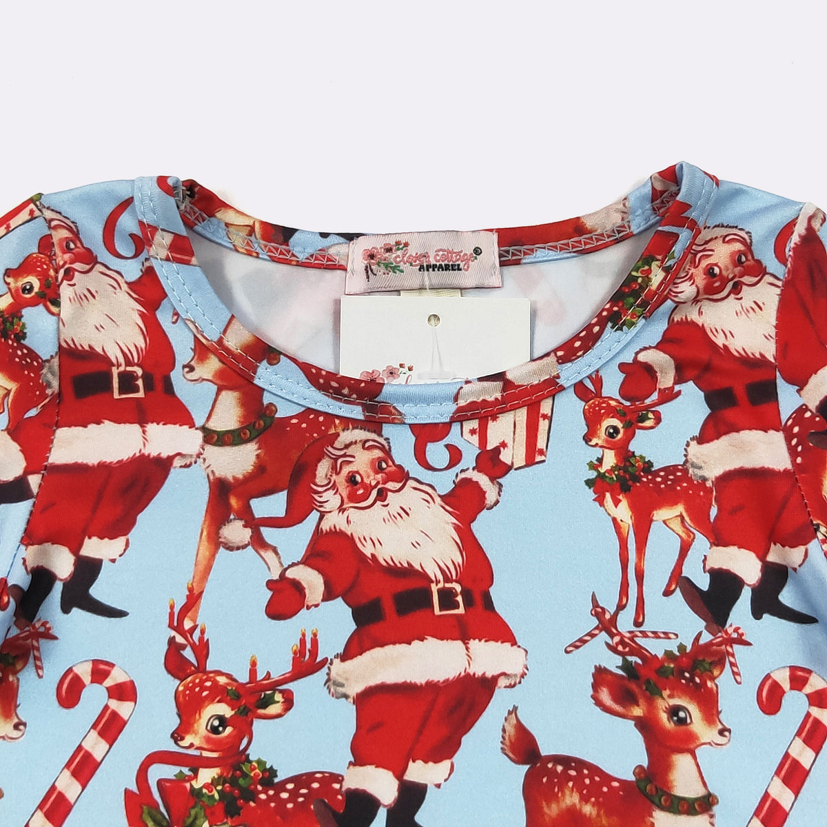 Santa Blues Baby Romper