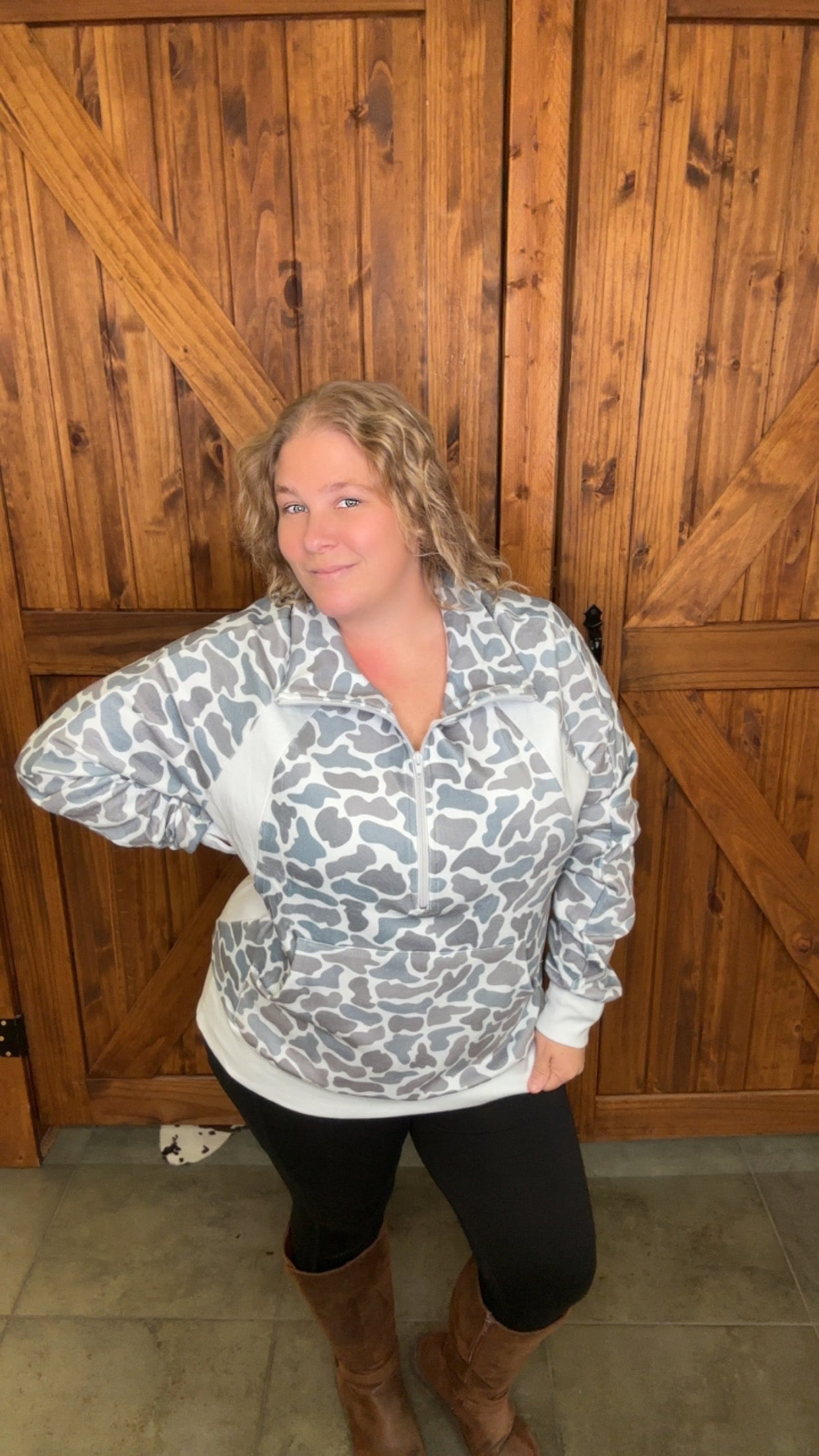 Nothing in My Way Camo Pullover