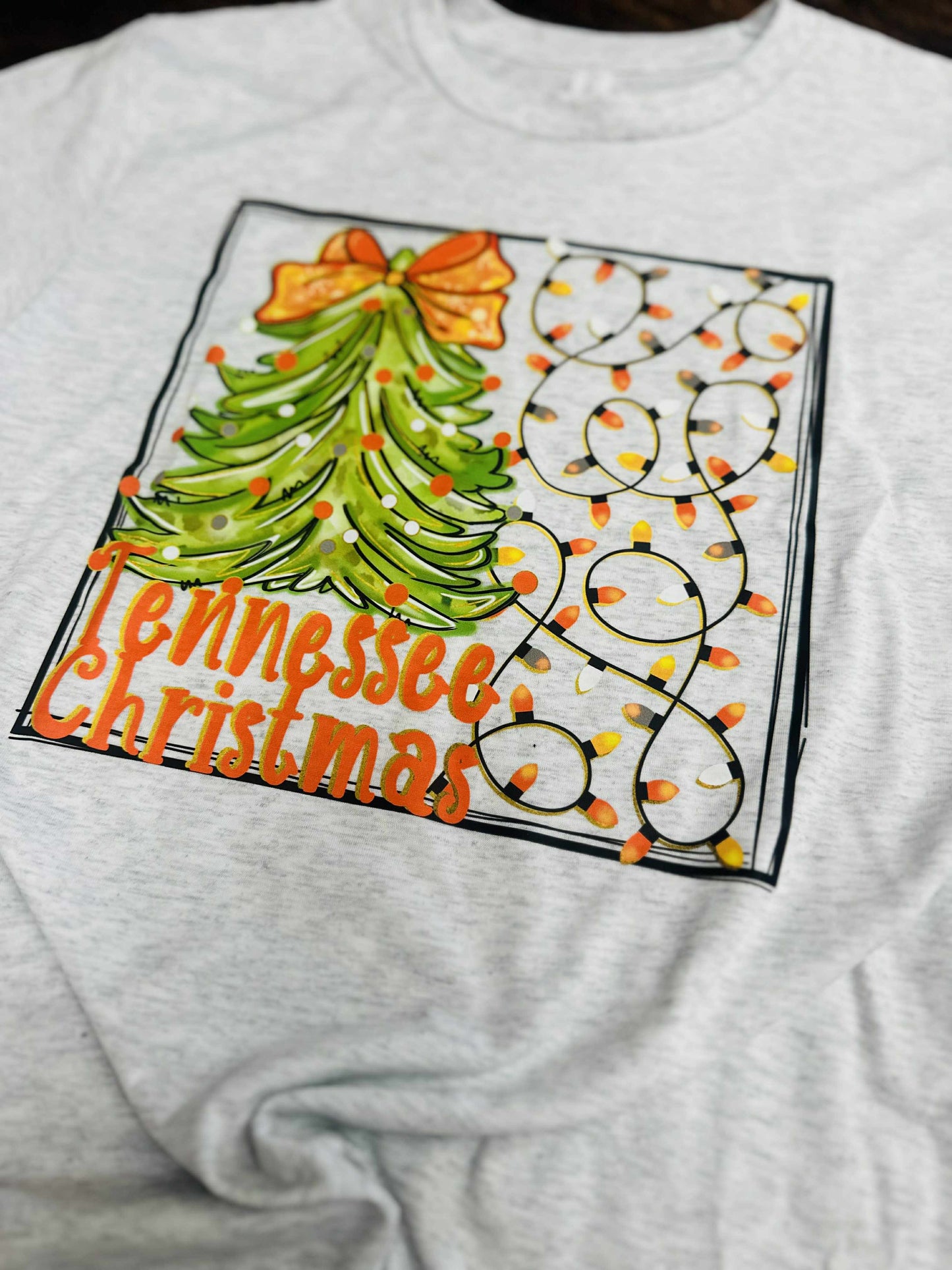 Tennessee Christmas Lights Tshirt