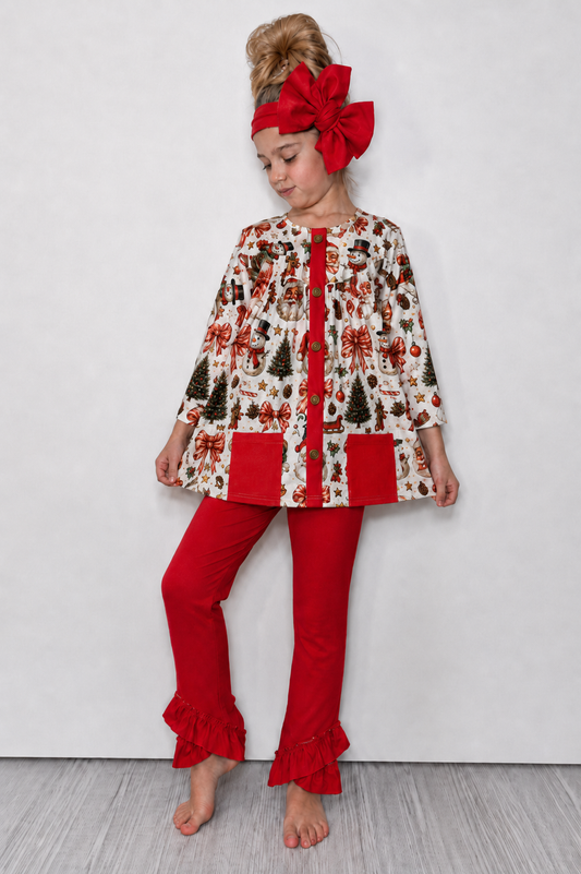 Peppermint & Pines Girls Set