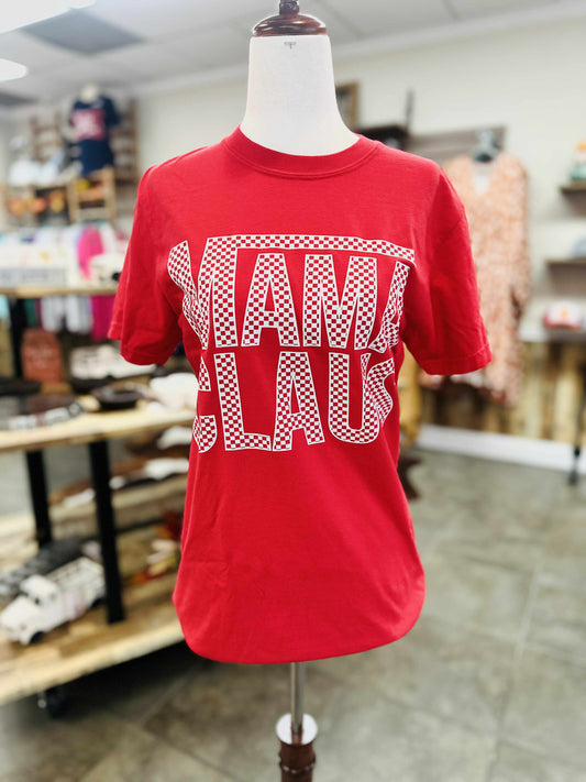 Mama Claus Comfort Colors Tshirt