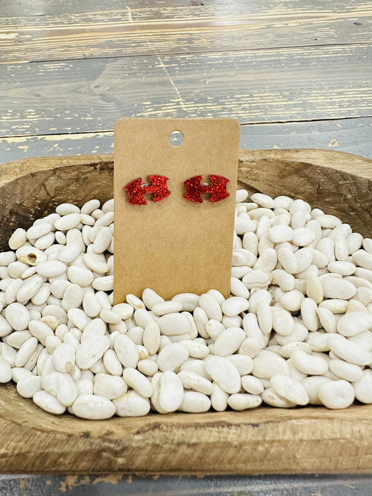 Halls H Glitter Earrings