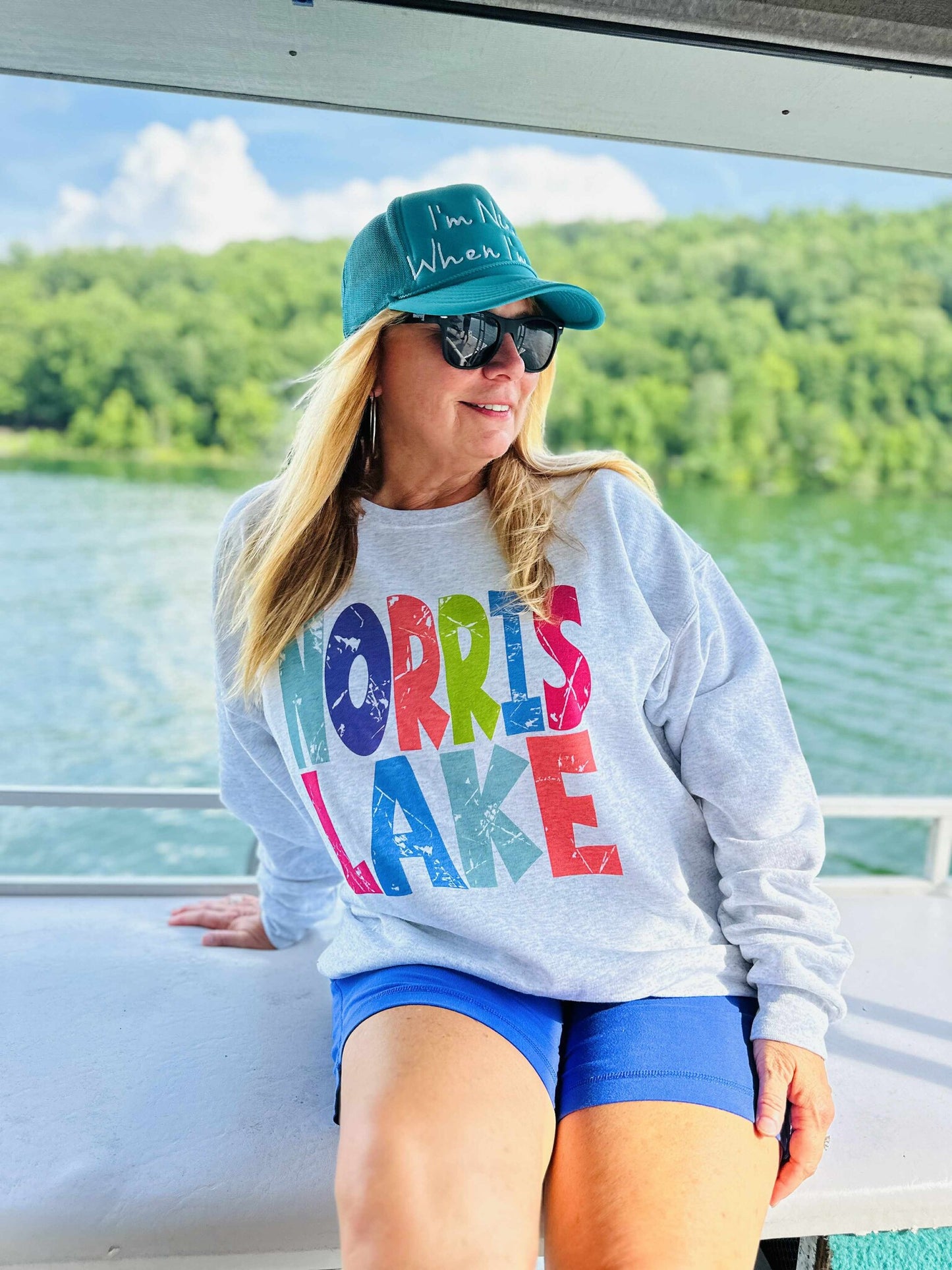 Norris Lake Sweatshirt Neon
