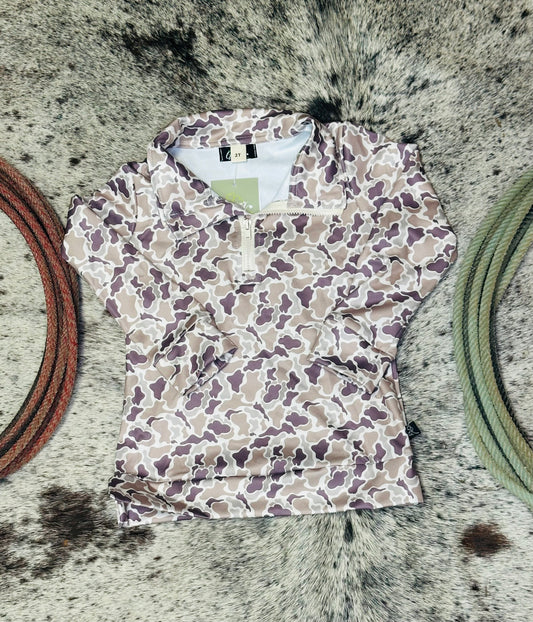 Camo Boy Quarter Zip