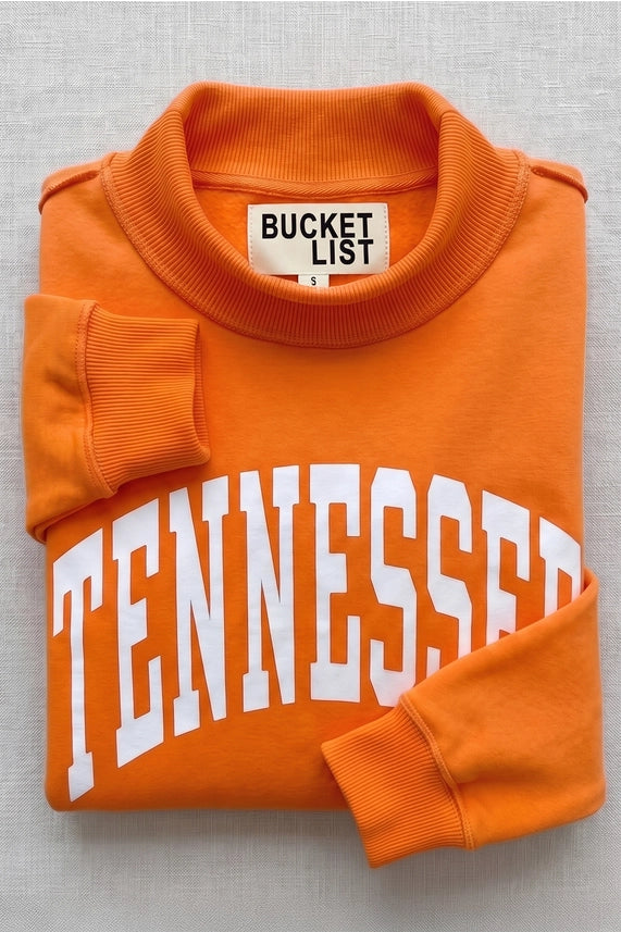 TN Mock Neck Reversible Sweatshirt