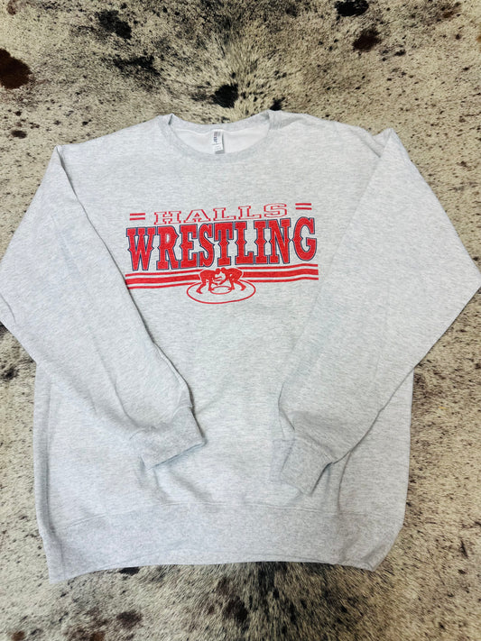 Halls Wrestling Adult Sweatshirt