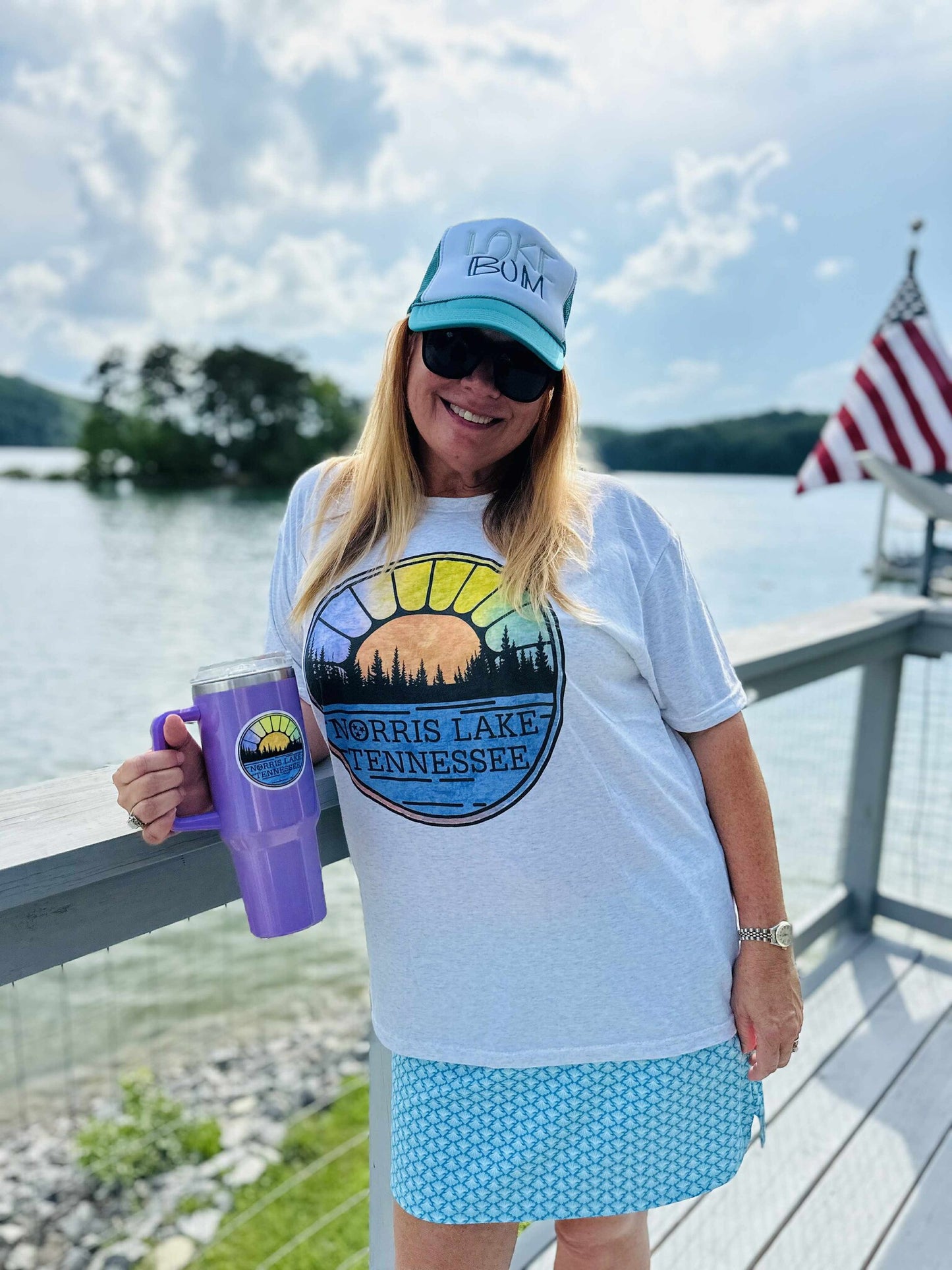 Norris Lake Circle T Shirt