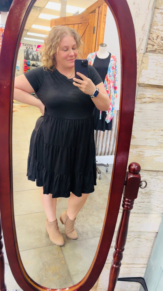 The Simply You Mini Dress - Black