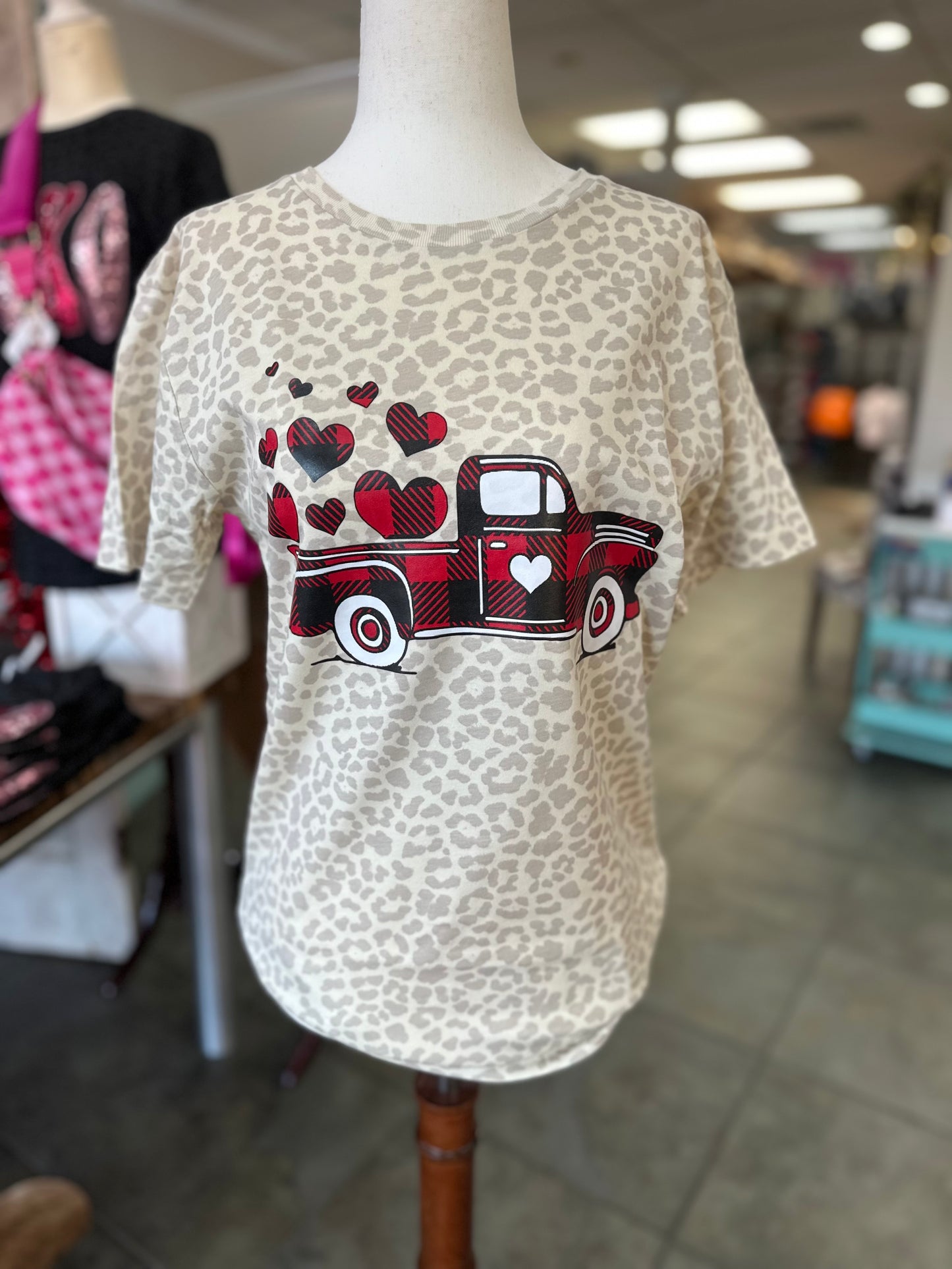 Leopard Love Truck Tshirt