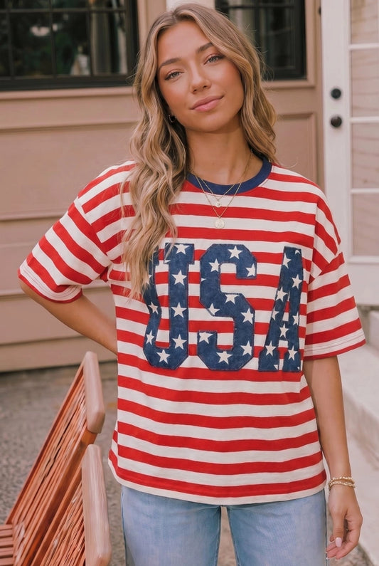 USA 250th Oversized Top