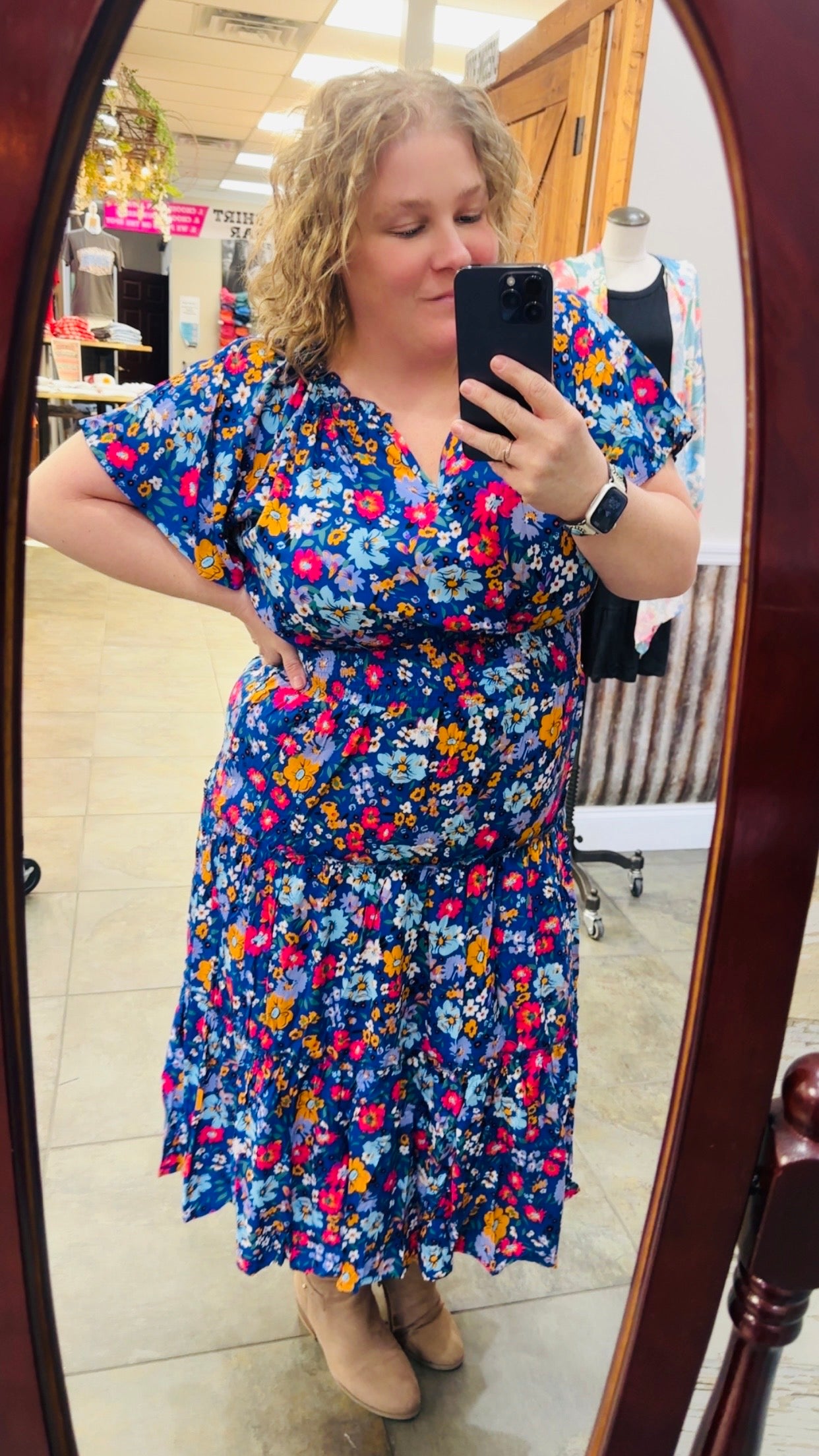 The Midnight Blues Maxi Dress