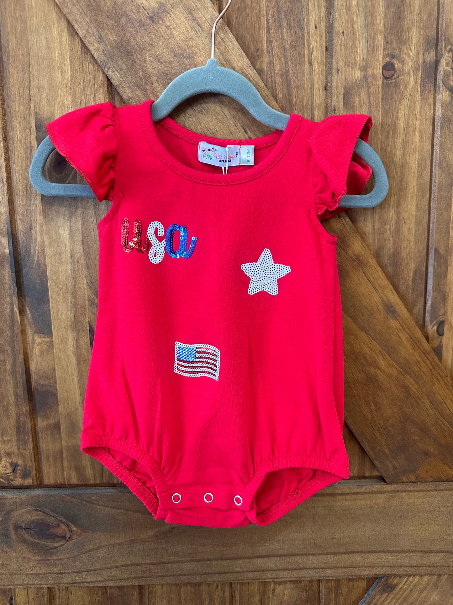 Sparkle USA Romper