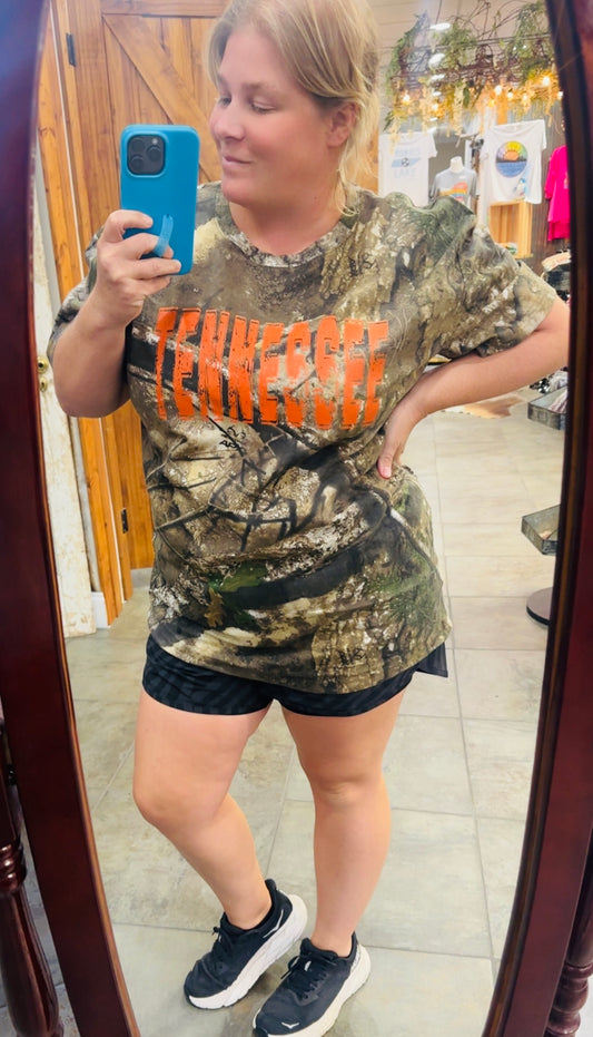 Camo Tennessee Shirt *Preorder*