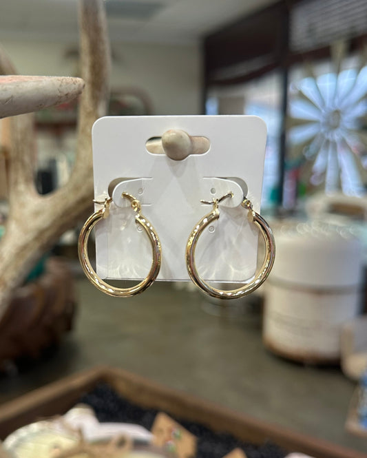 Gold Hoop Earrings