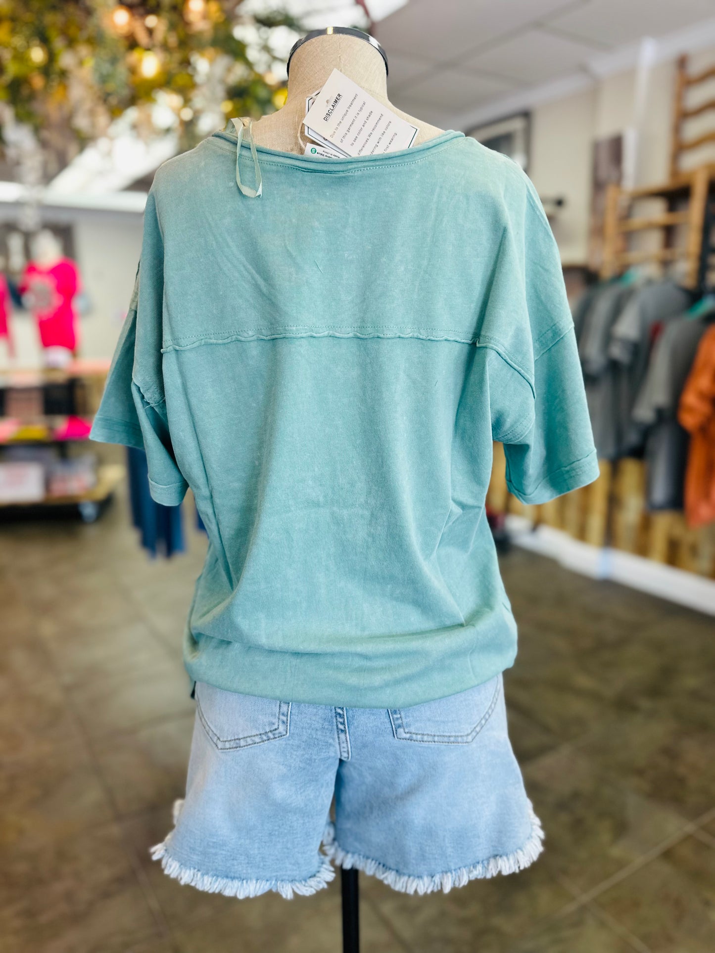 Summer Crush Top- Sage