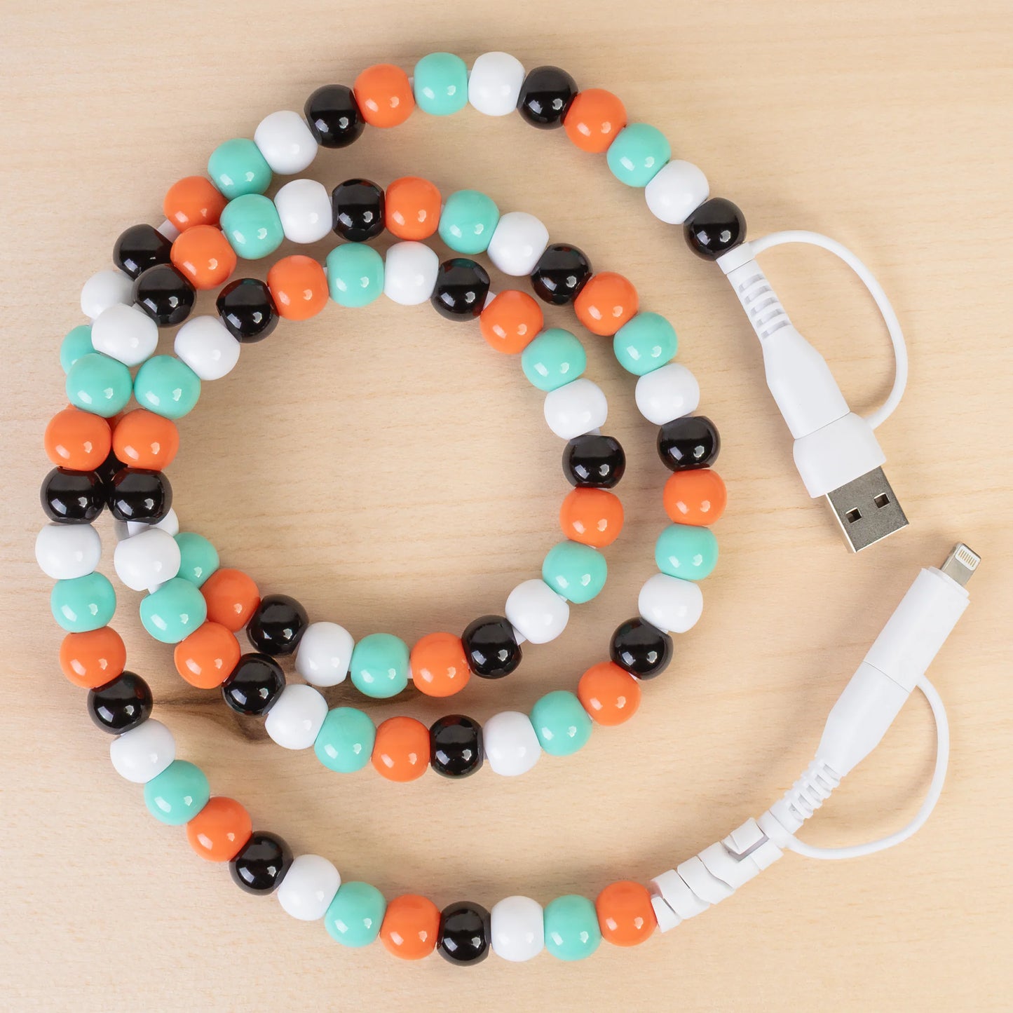 4-in-1 Beaded Charging Cables