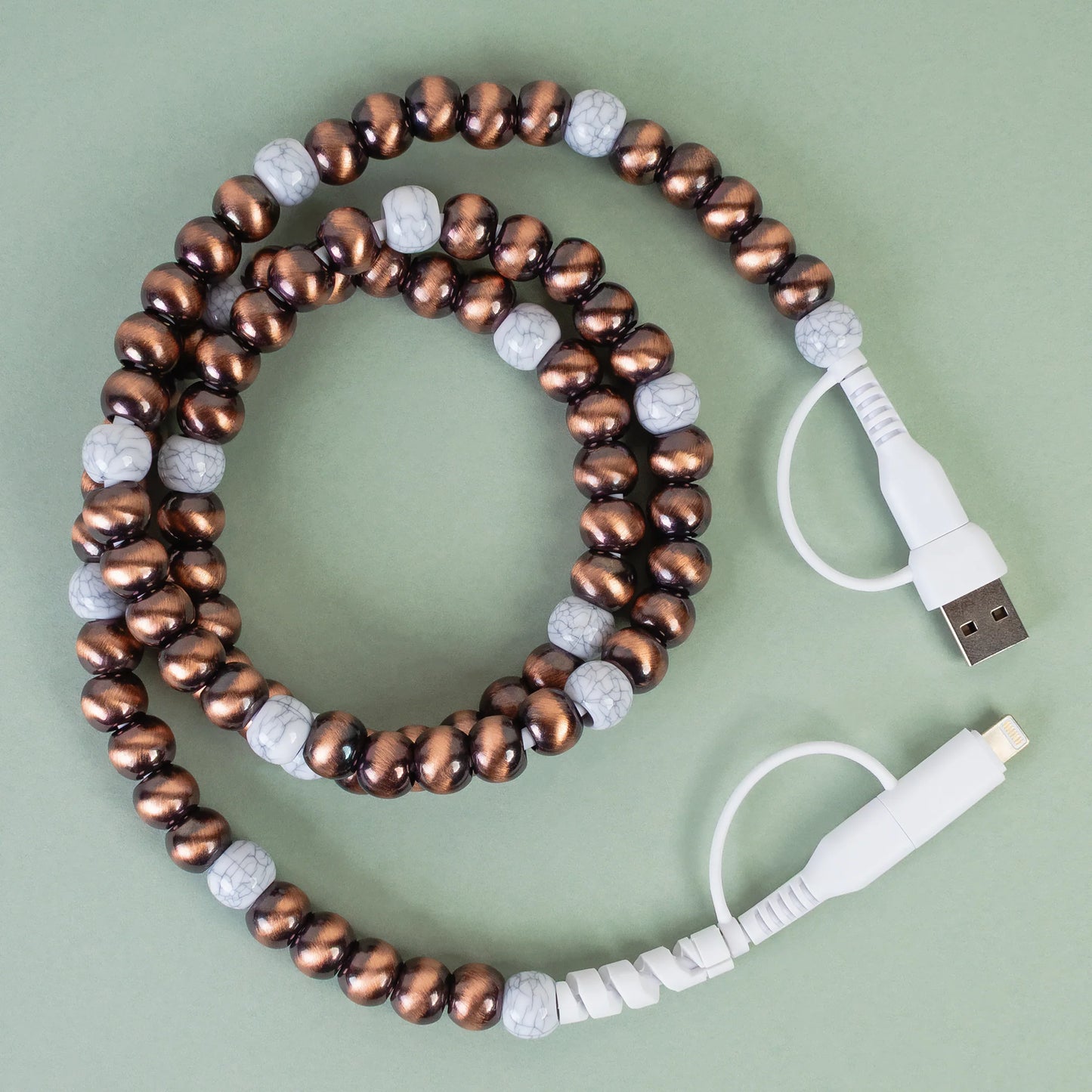 4-in-1 Beaded Charging Cables