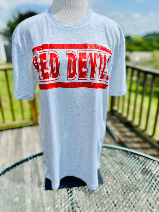 Red Devils Distressed Tshirt