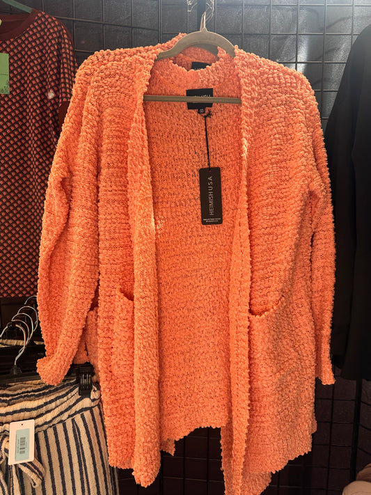 Lt. Coral Popcorn Sweater