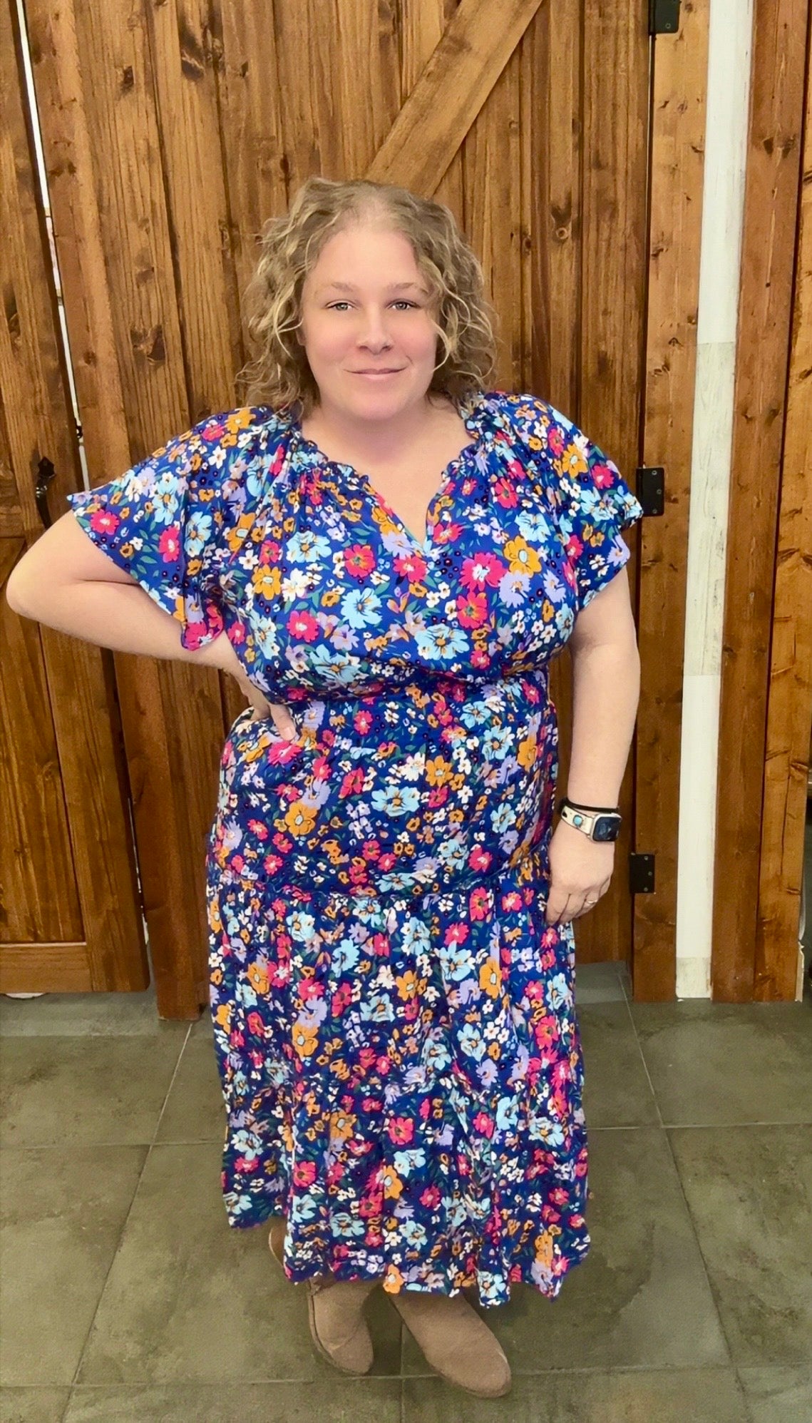 The Midnight Blues Maxi Dress