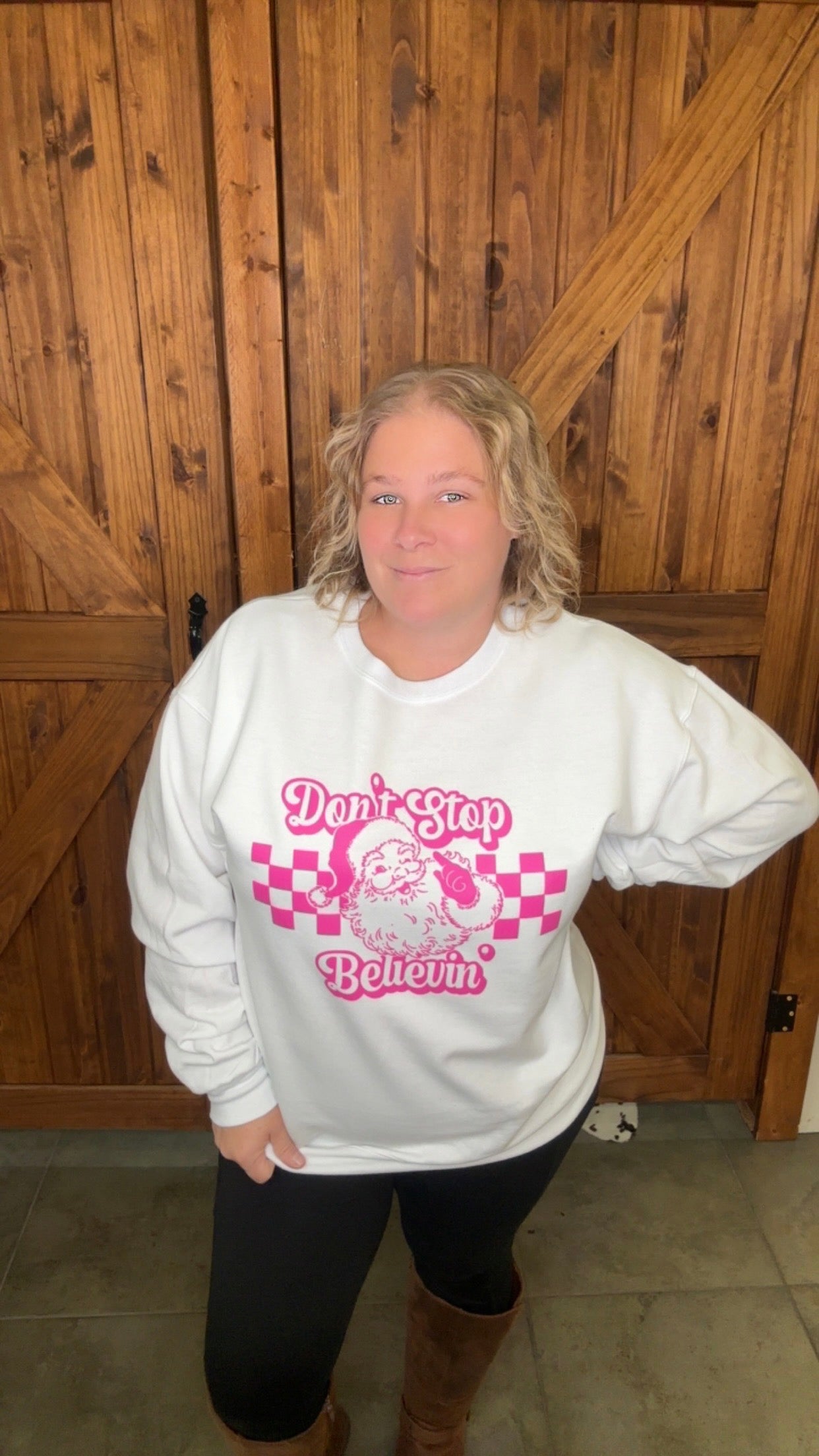 Don't Stop Believin Crewneck