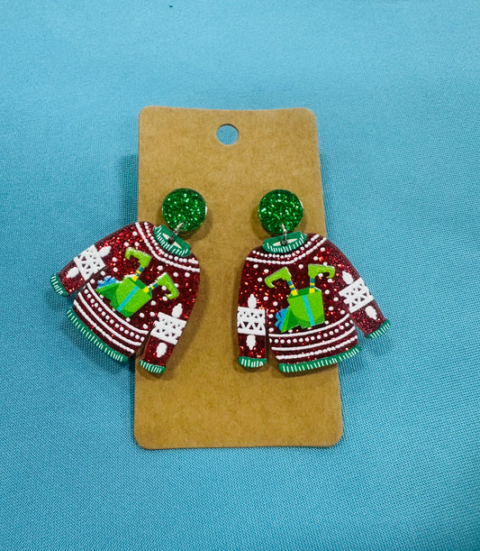 Ugly Sweater Earrings