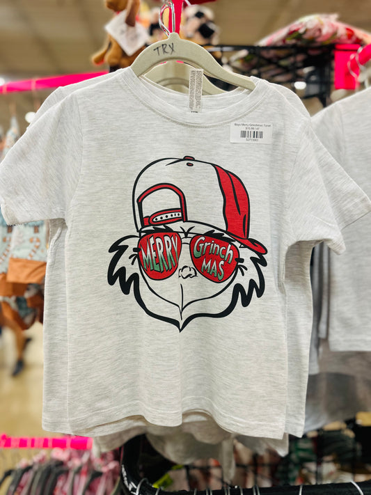 Boys Merry Grinchmas Tshirt