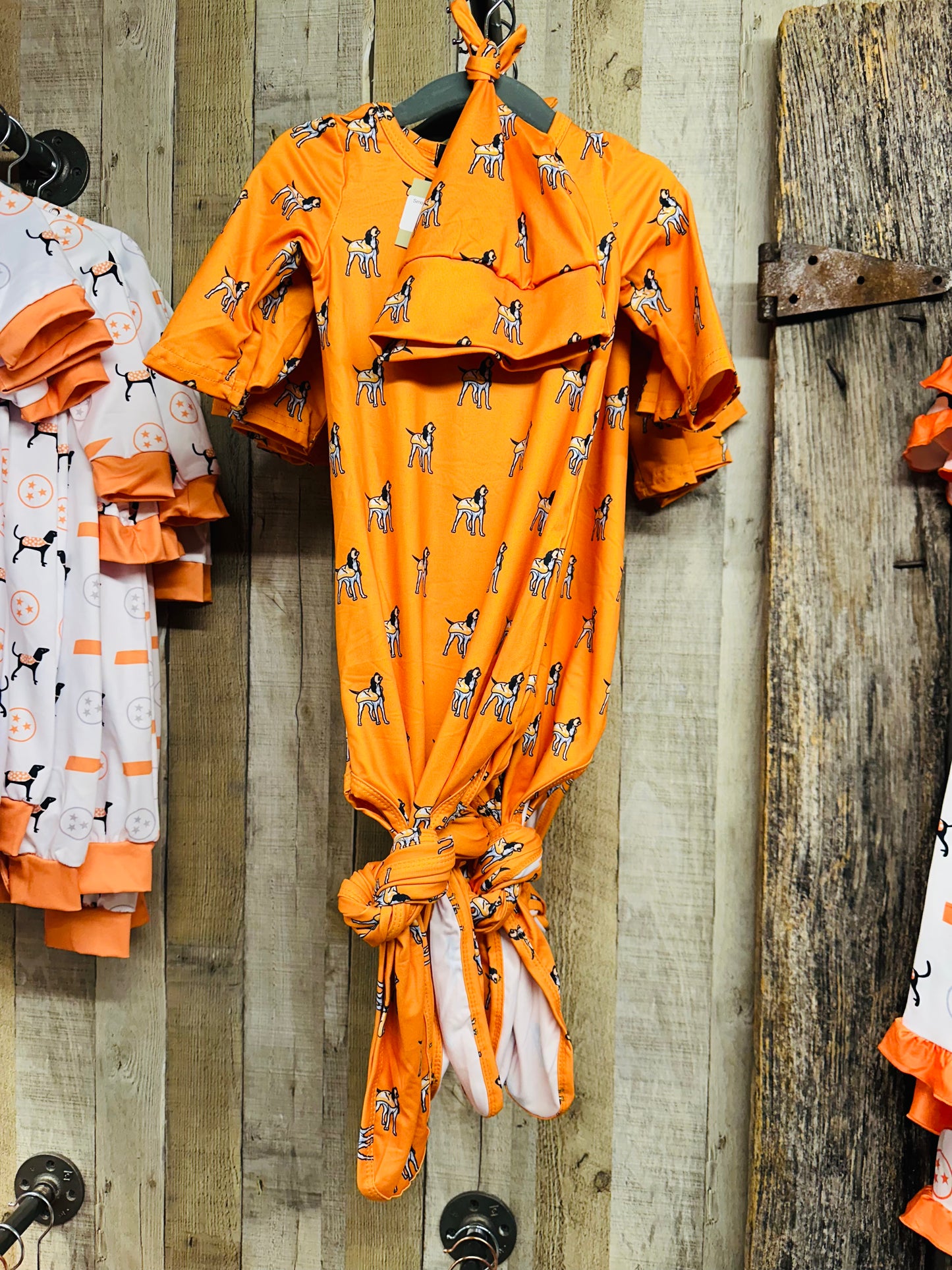 Smokey Baby Knotted Gown