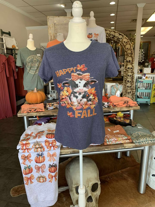 Happy Thanksgiving Cow Tshirt