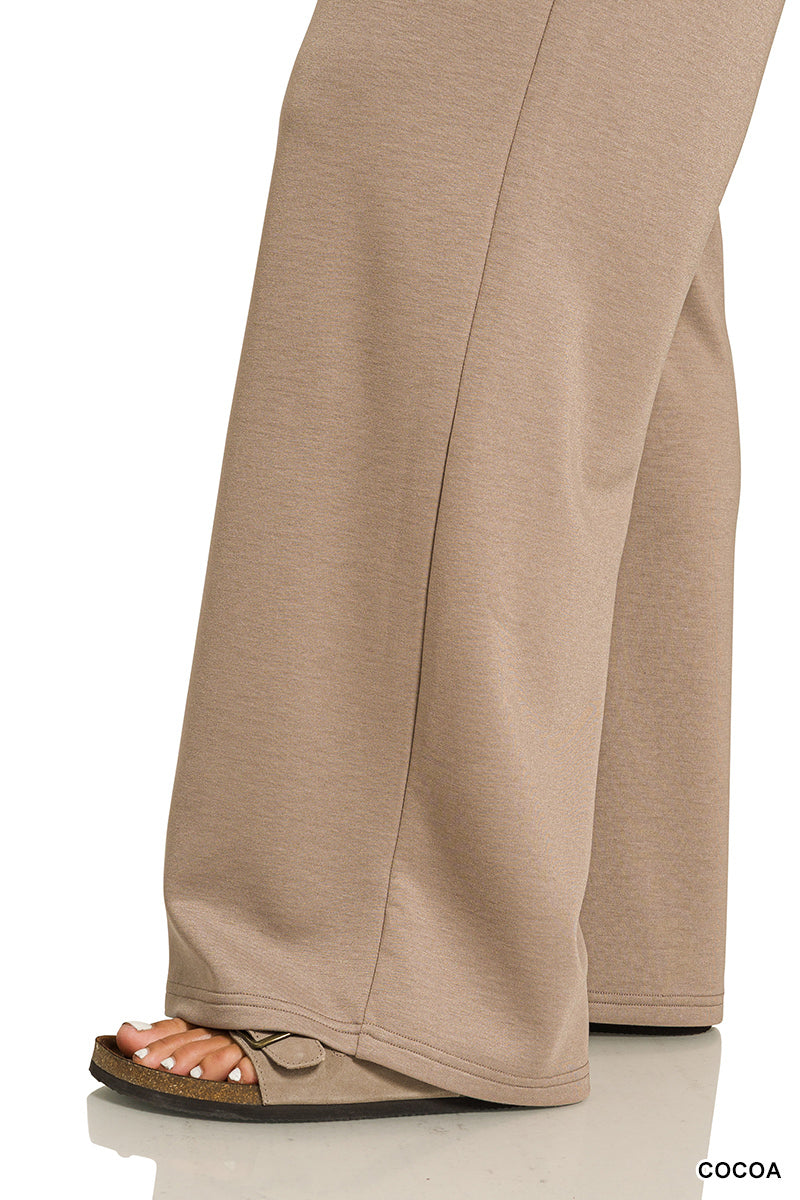 Plus Size Cocoa Scuba Lounge Set