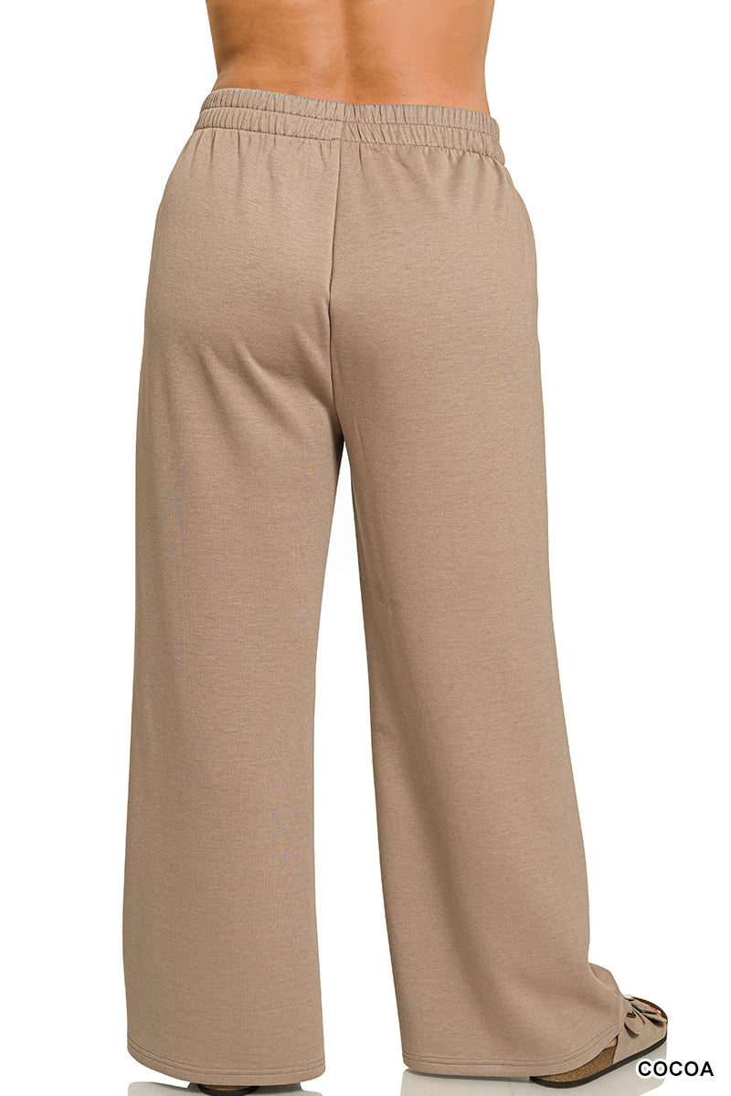 Plus Size Cocoa Scuba Lounge Set