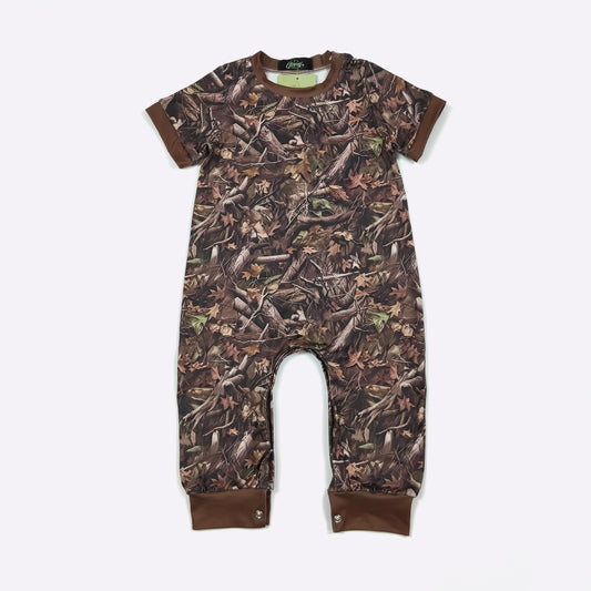 Woody Camo Boy Romper
