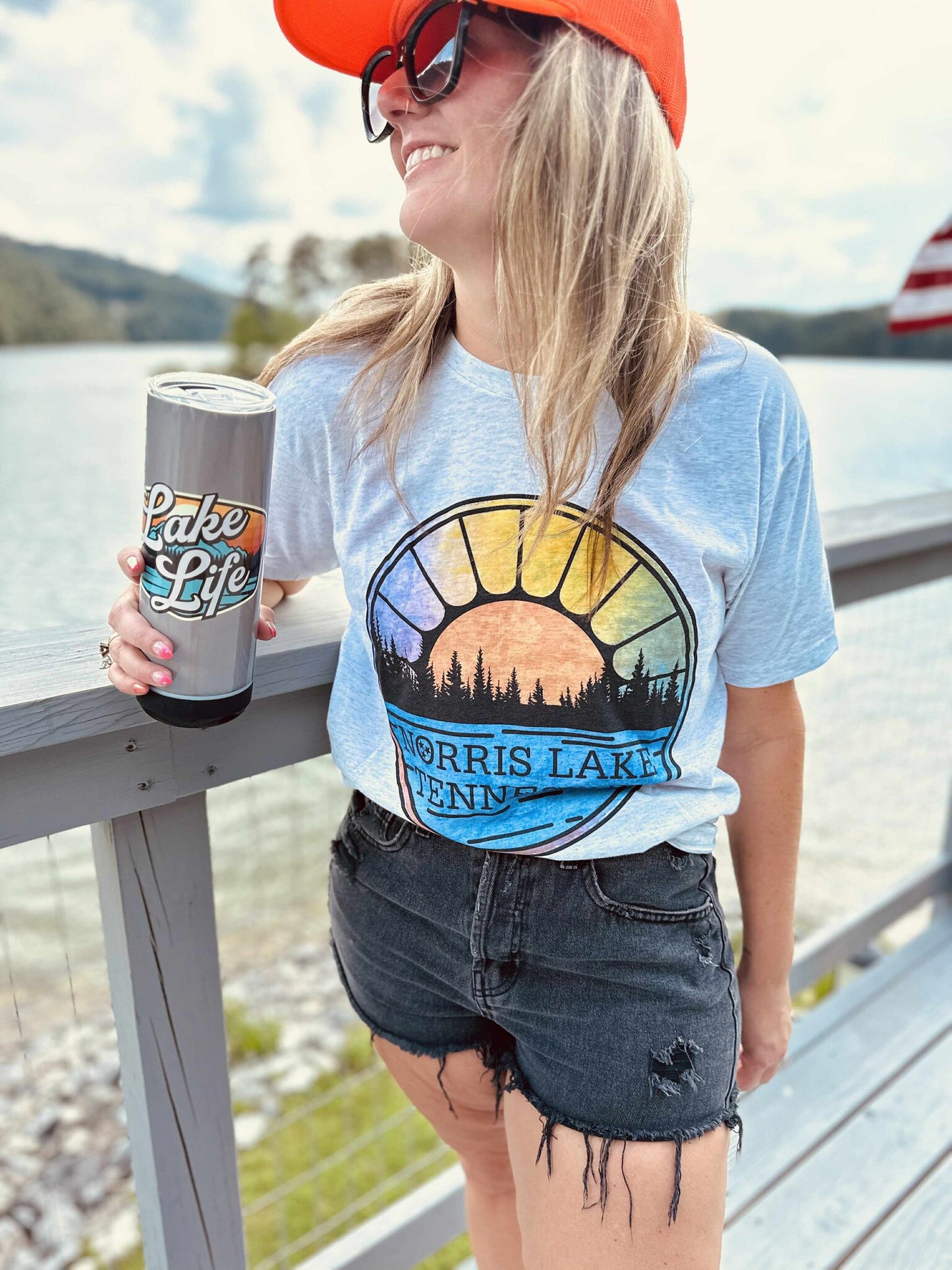 Norris Lake Circle T Shirt