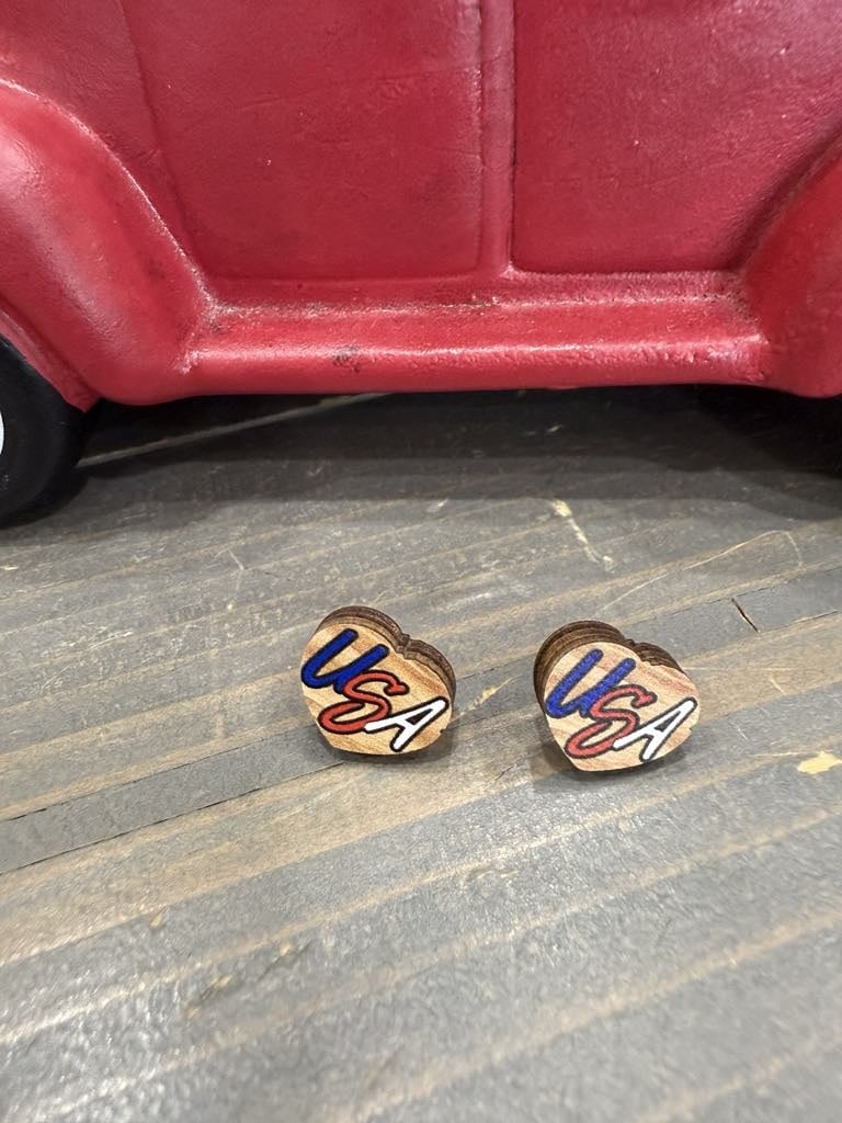 Patriotic Stud Earrings