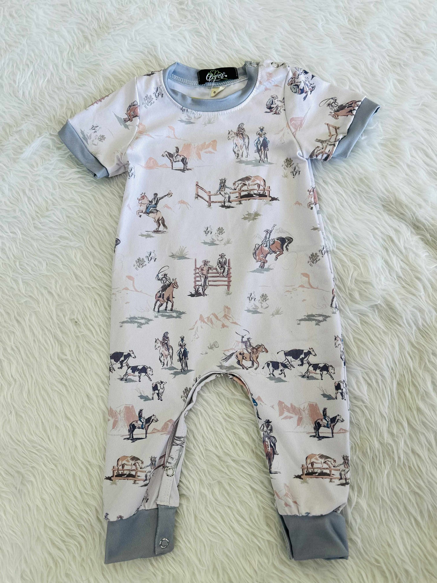 Western Boy Romper