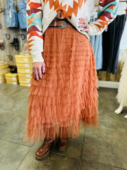 Clay Maxi Skirt