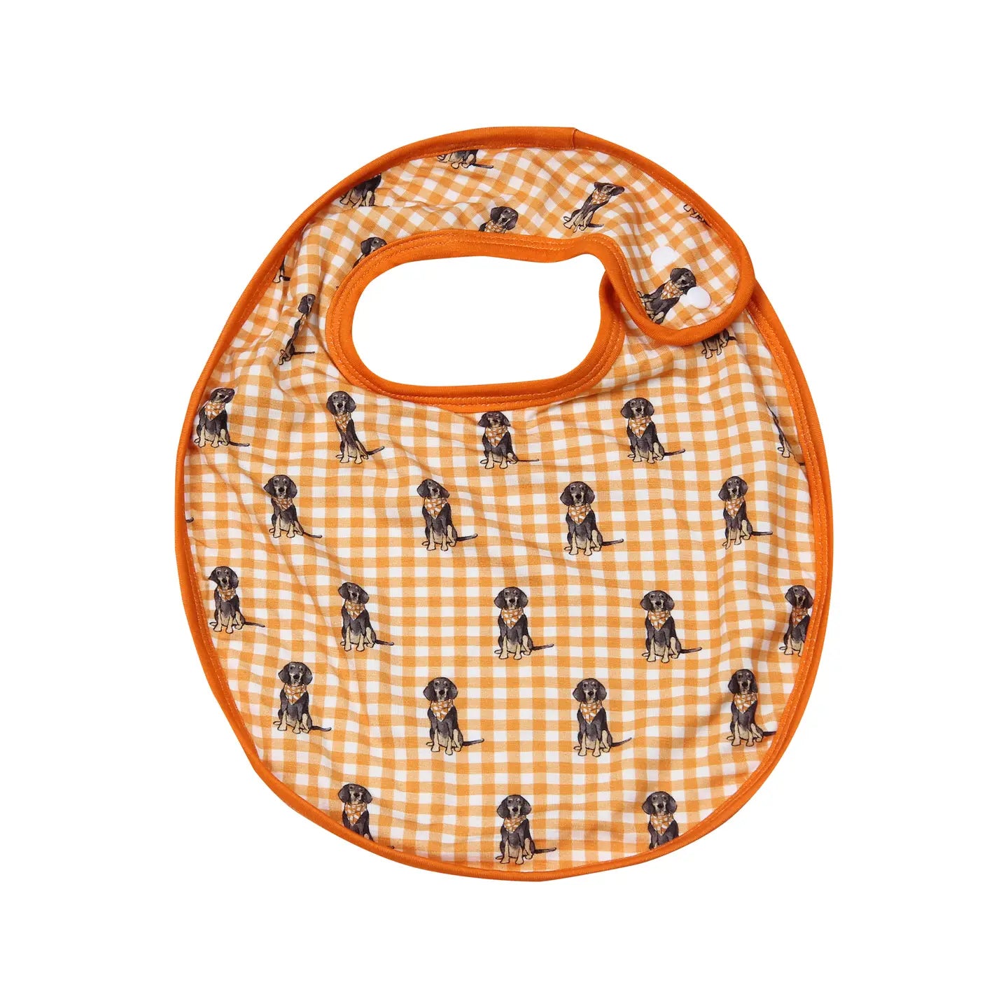 Bluetick Coonhound Gingham TN Bib