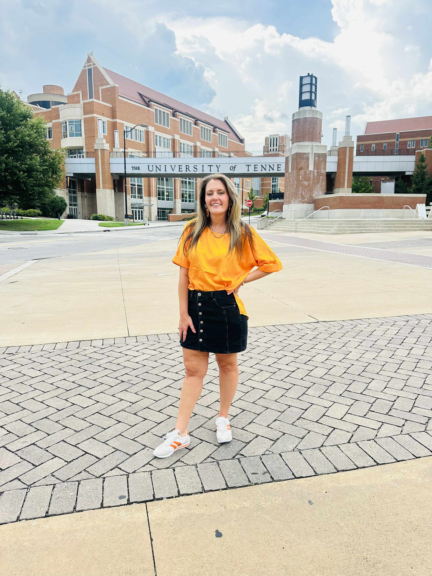 Rocky Top Orange Oversized Top