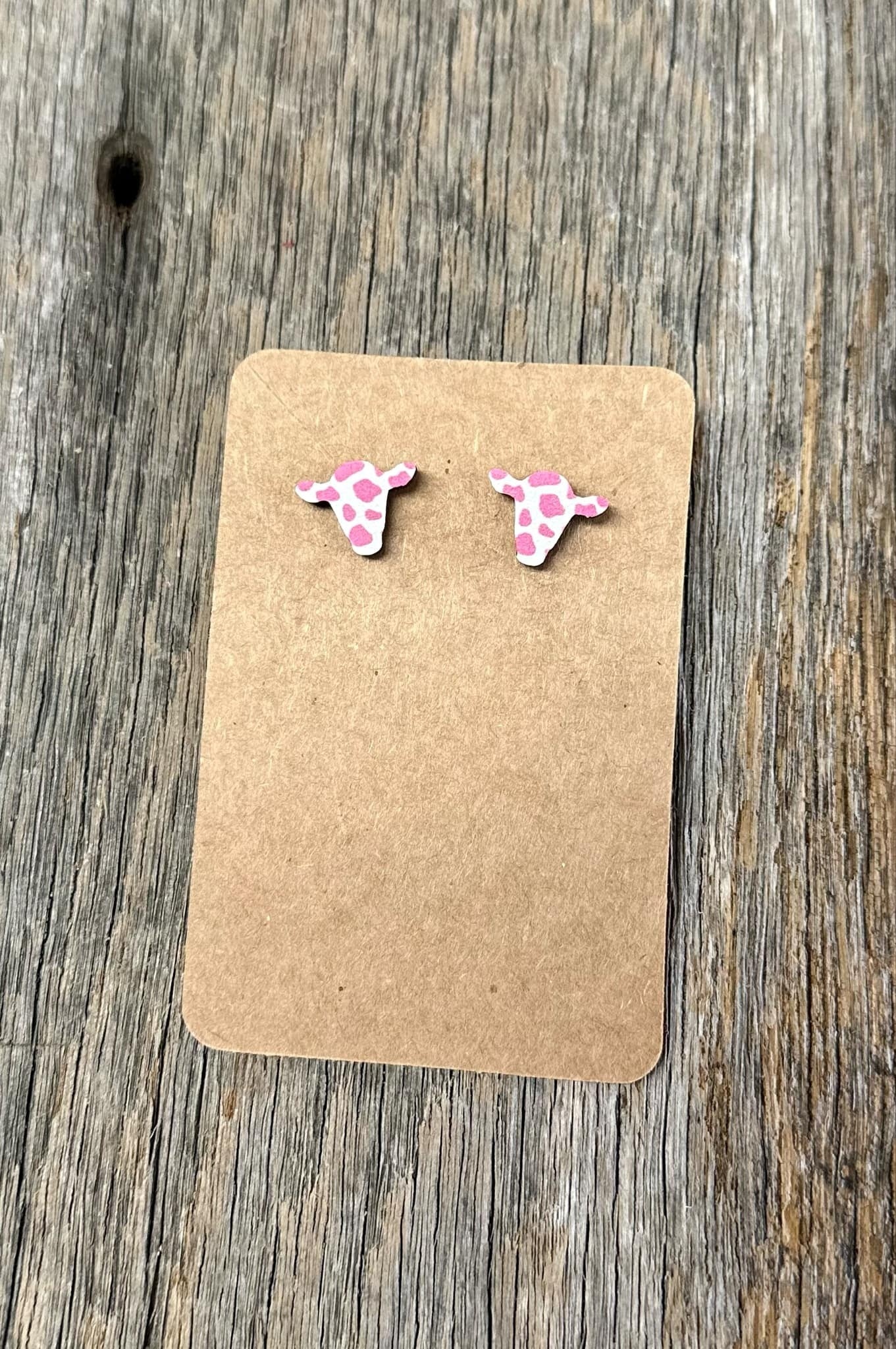 Cow Stud Earrings (Several Colors)