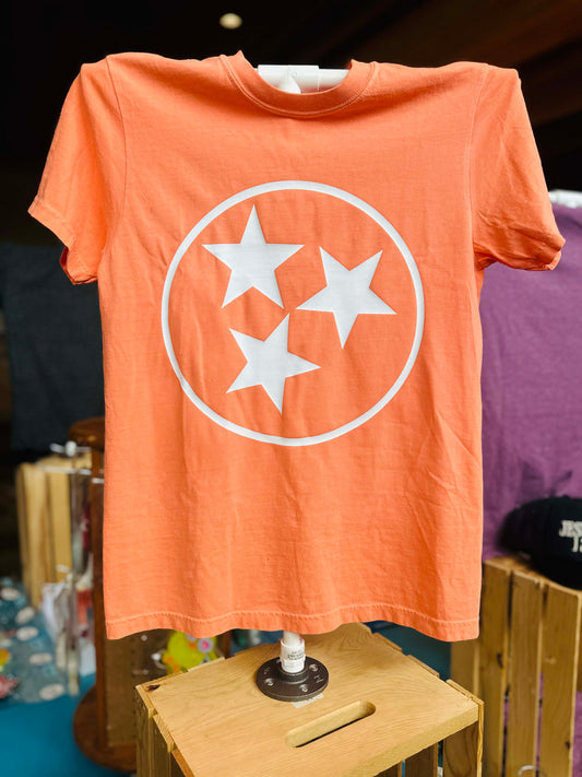 Orange Tri Star T-shirt
