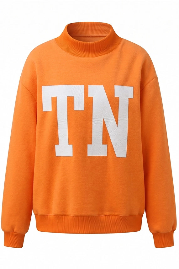 TN Mock Neck Reversible Sweatshirt