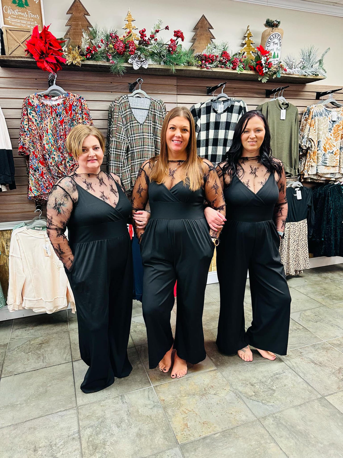 Black 2 Piece Lace Top Romper