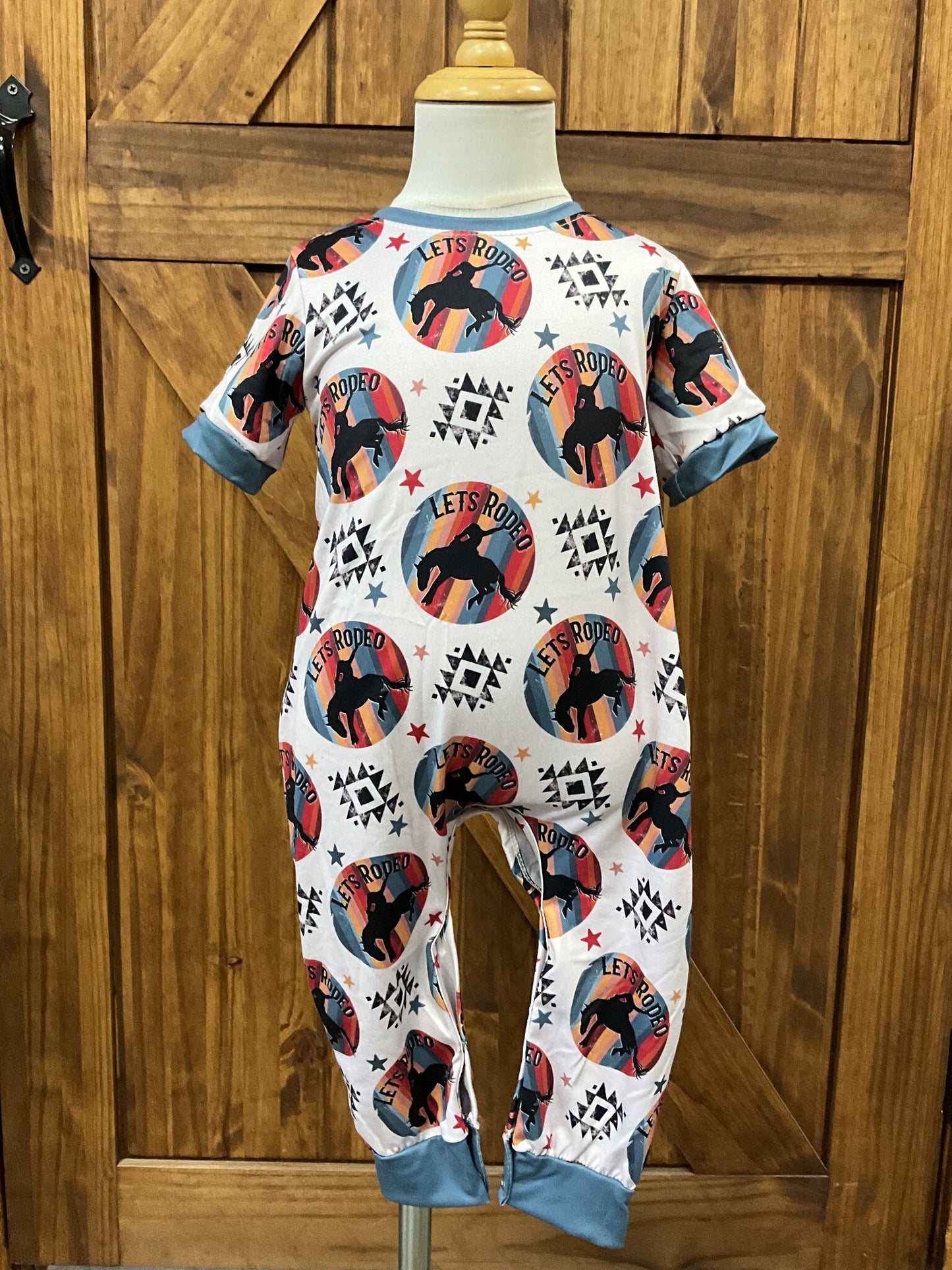 Lets Rodeo Boy Romper 12/24 Months
