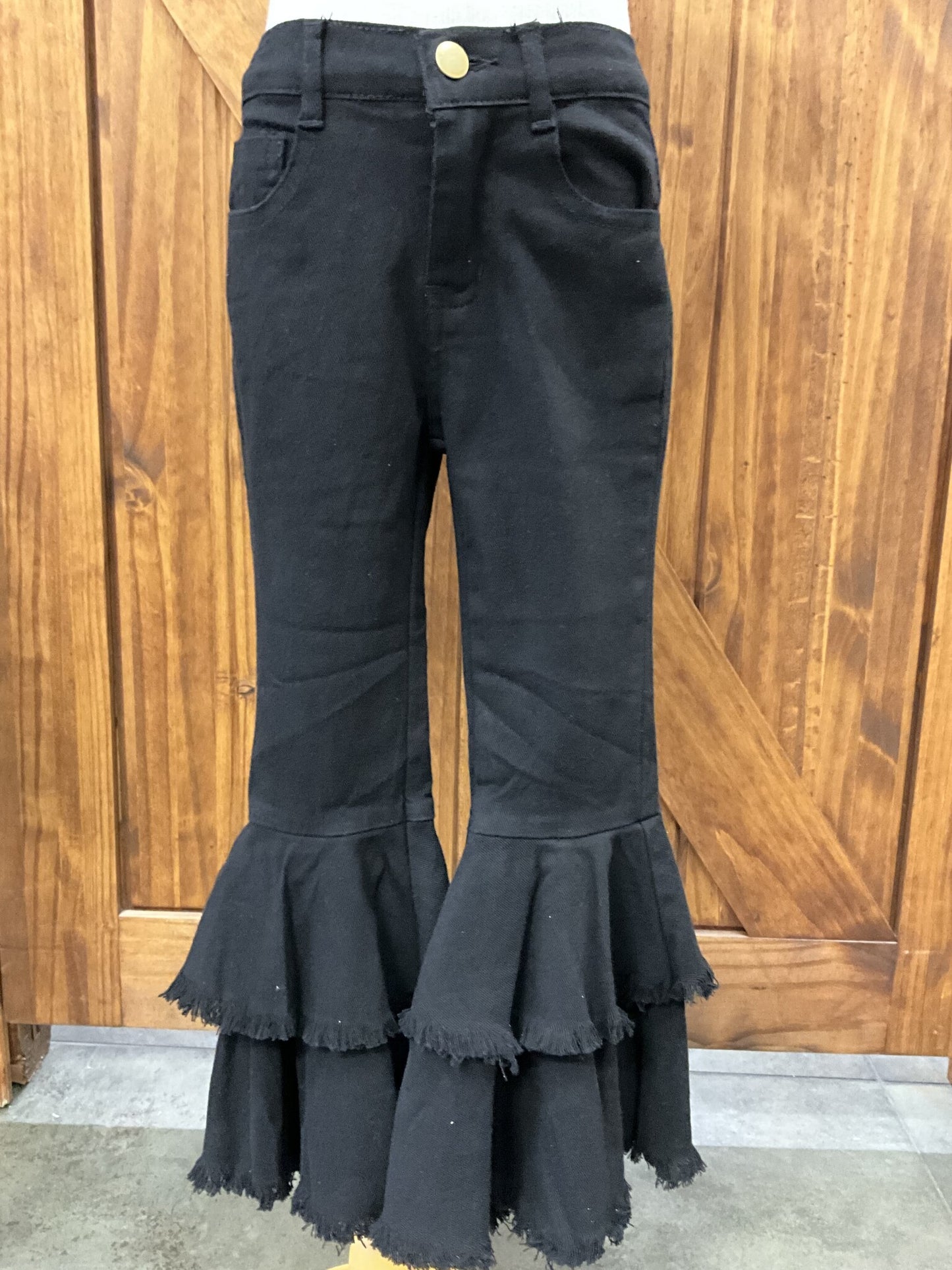 Kids Black Denim Jeans