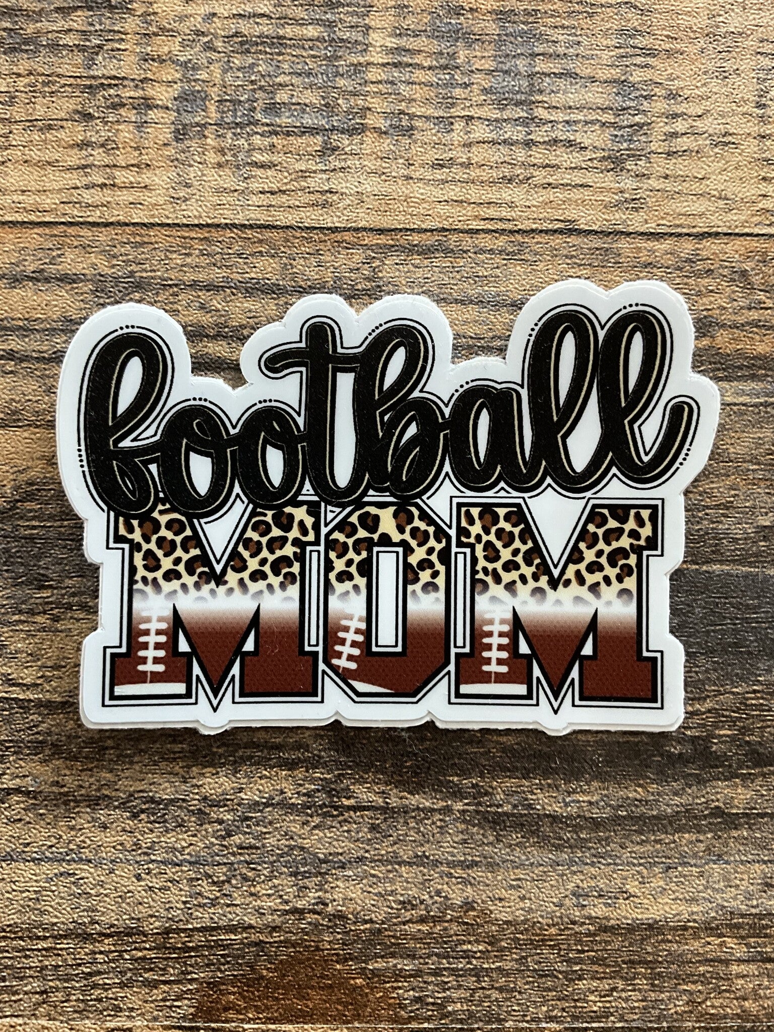 Football Mom Sticker